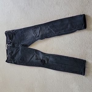 Pacsun Stacked Skinny Black Jeans Size 28 x 30